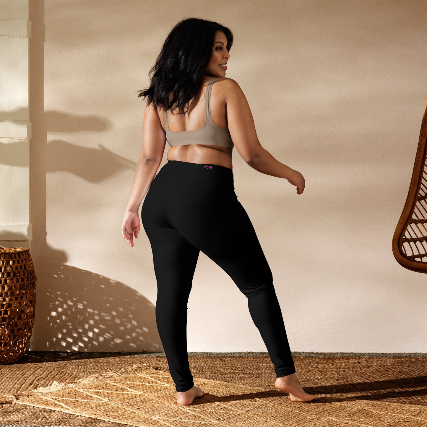 GymWidowz Yoga Leggings - Black