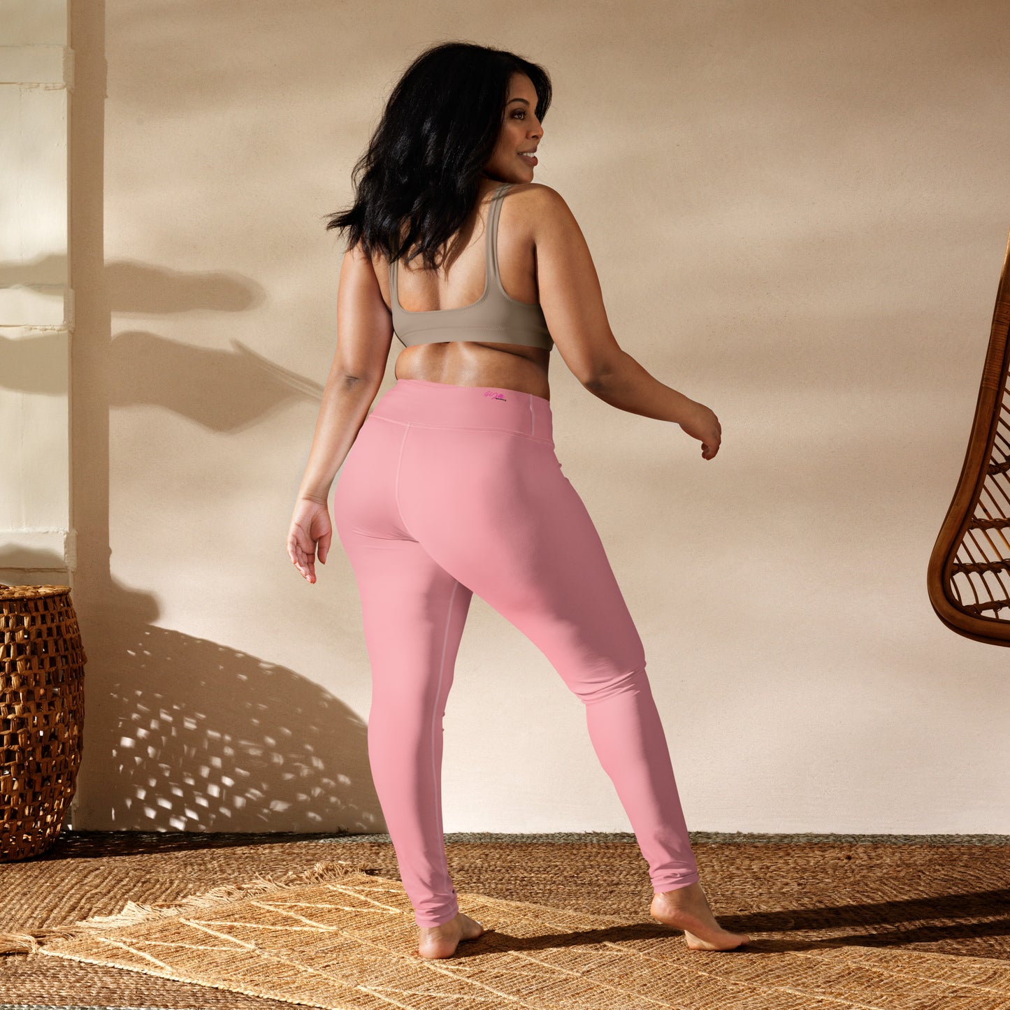 GymWidowz Yoga Leggings - Pink