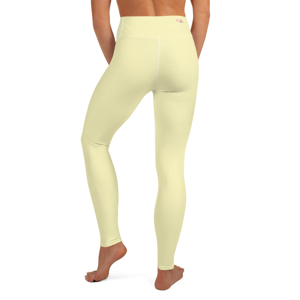 GymWidowz Yoga Leggings - Yellow