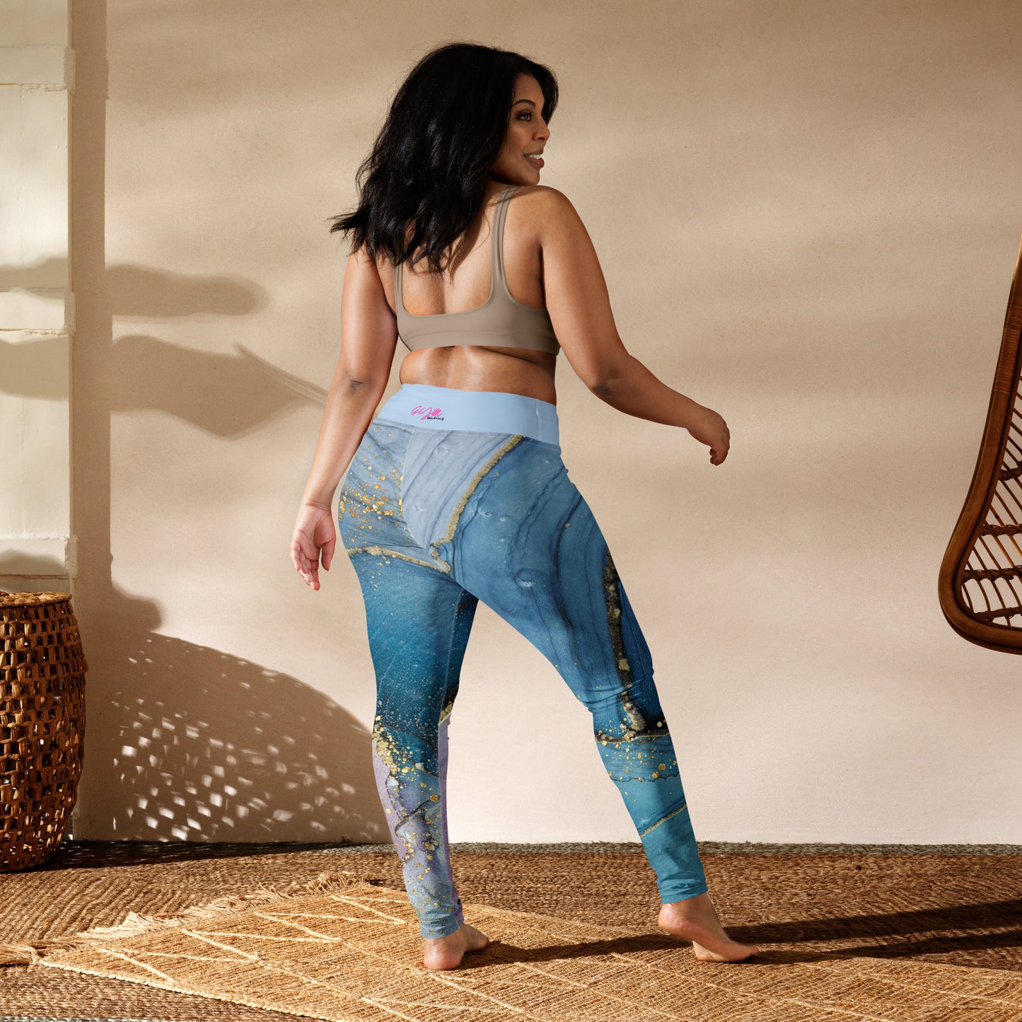 GymWidowz Yoga Leggings - Seashell