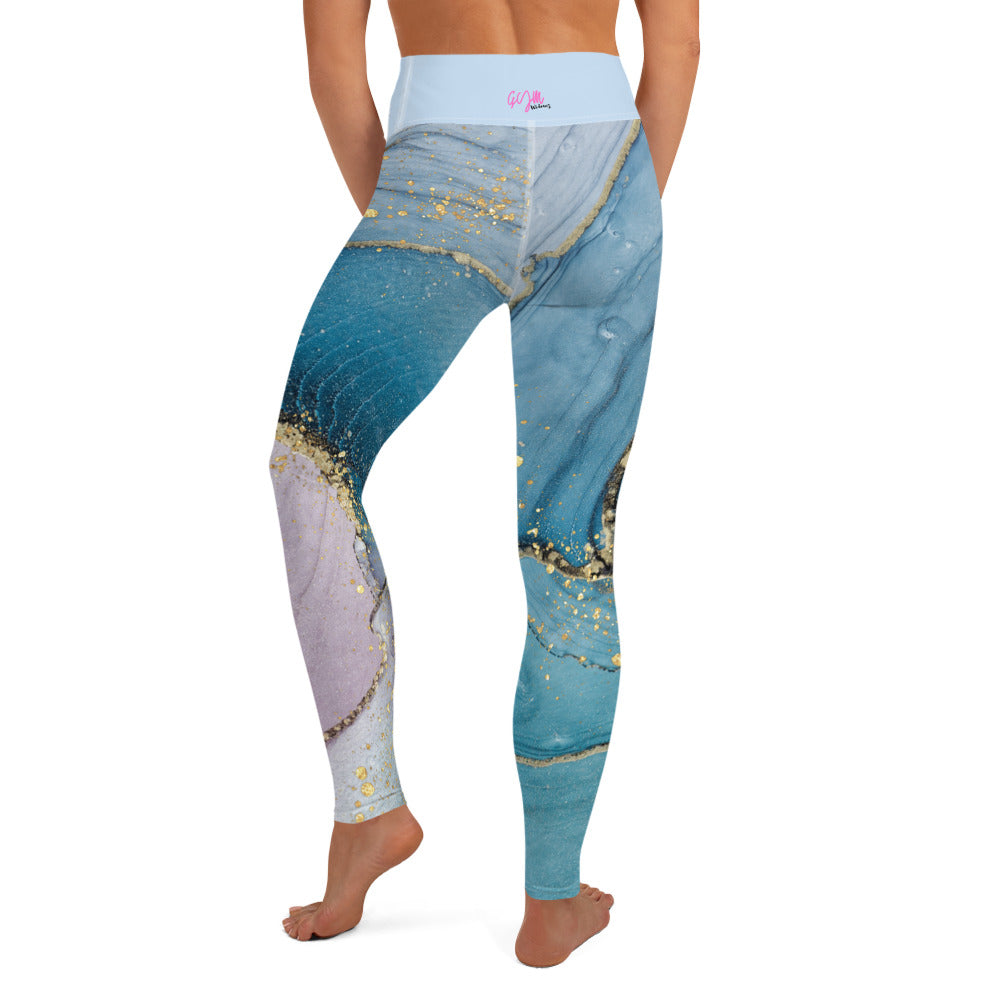 GymWidowz Yoga Leggings - Seashell