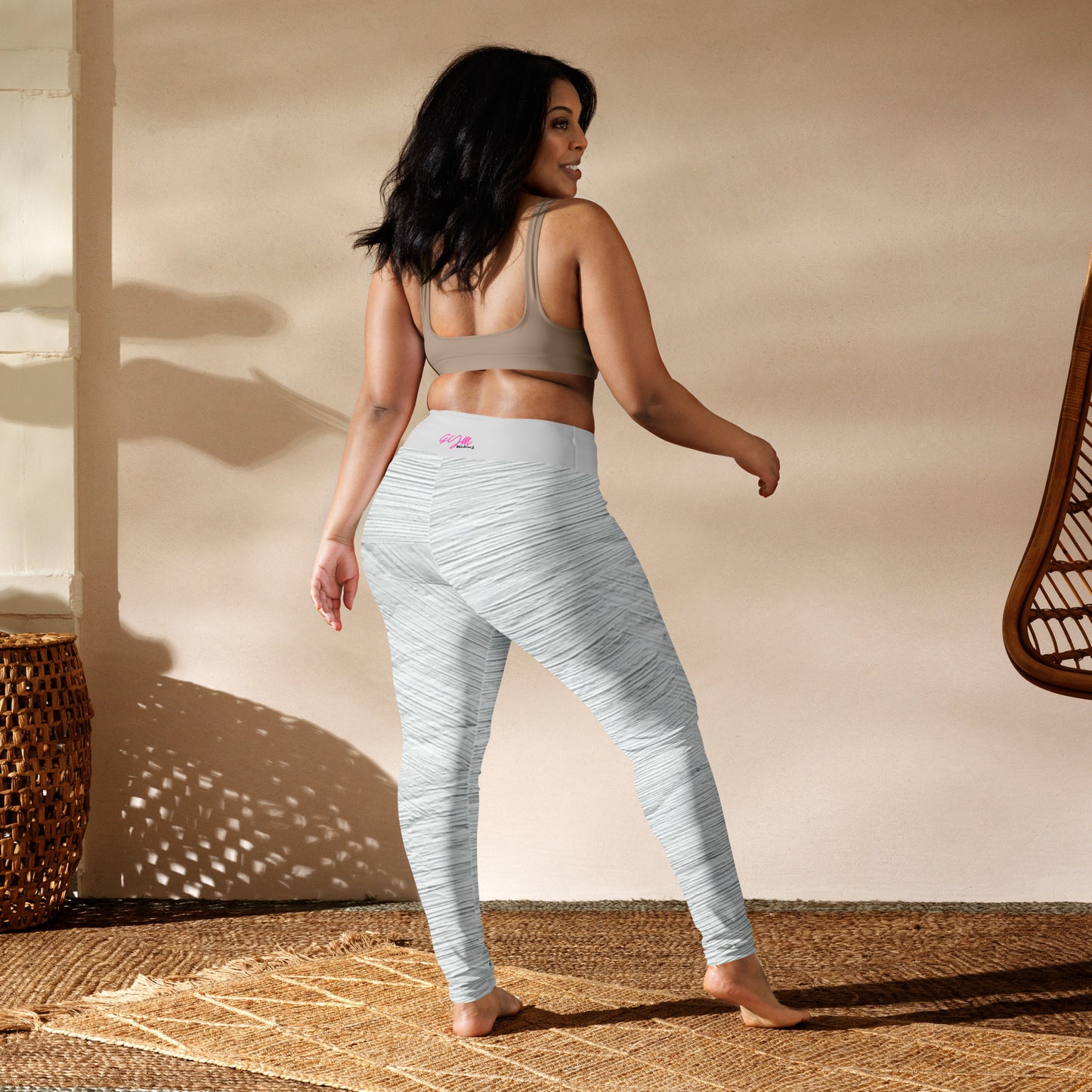 GymWidowz Yoga Leggings - Brushstrokes