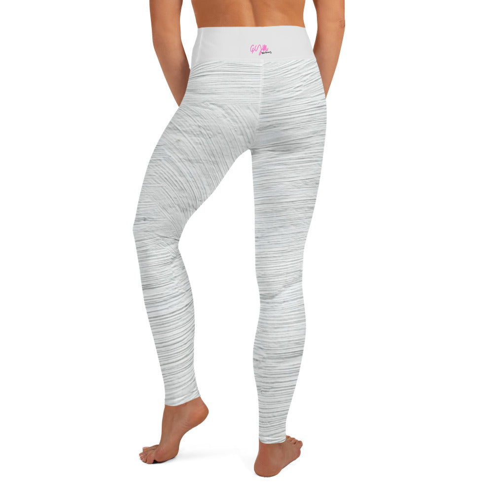 GymWidowz Yoga Leggings - Brushstrokes