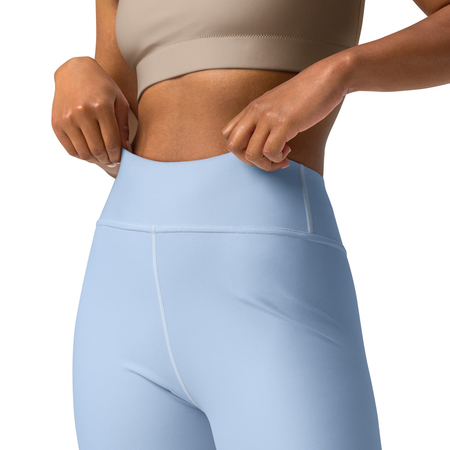 GymWidowz Yoga Leggings - Light Blue
