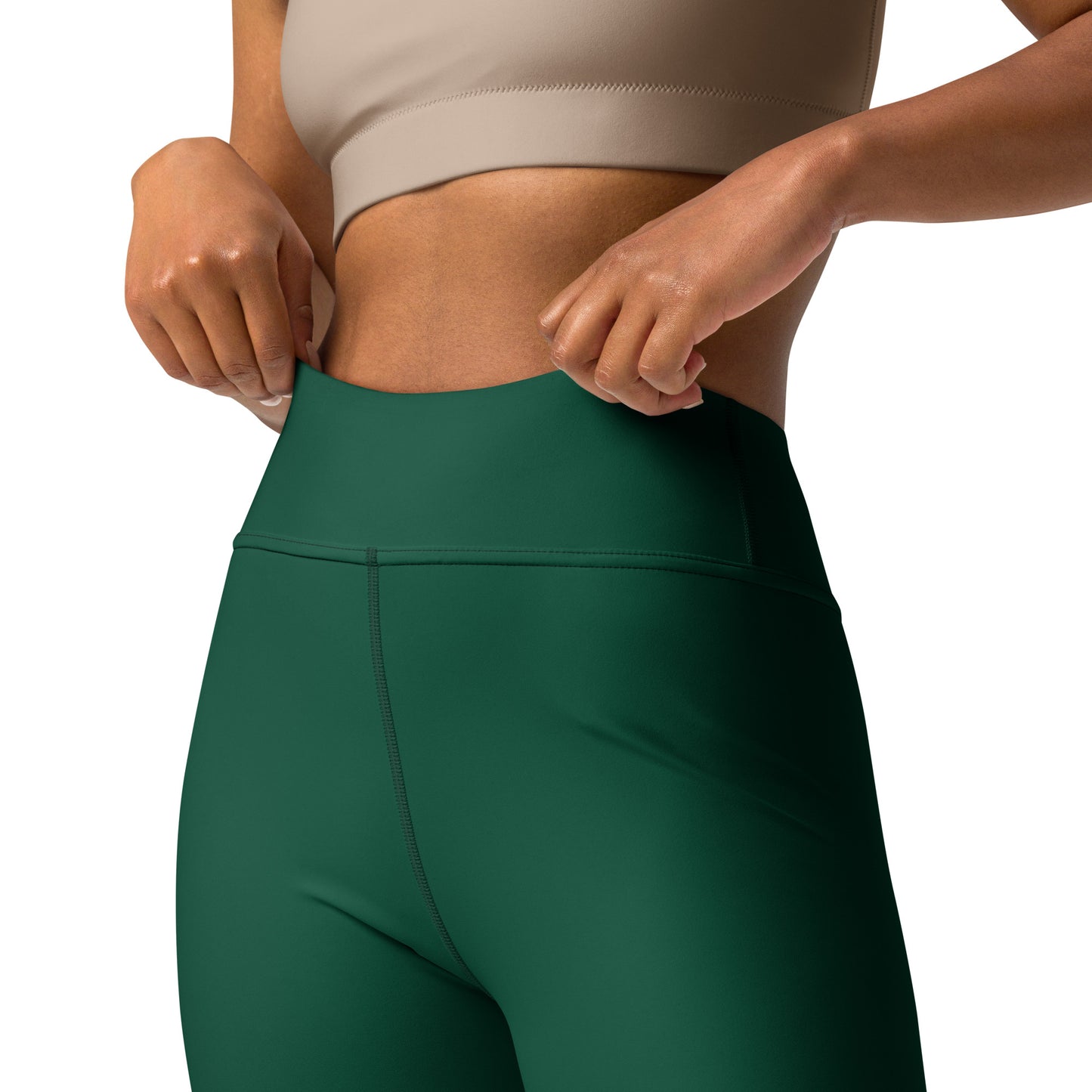 GymWidowz Yoga Leggings - Dark Green