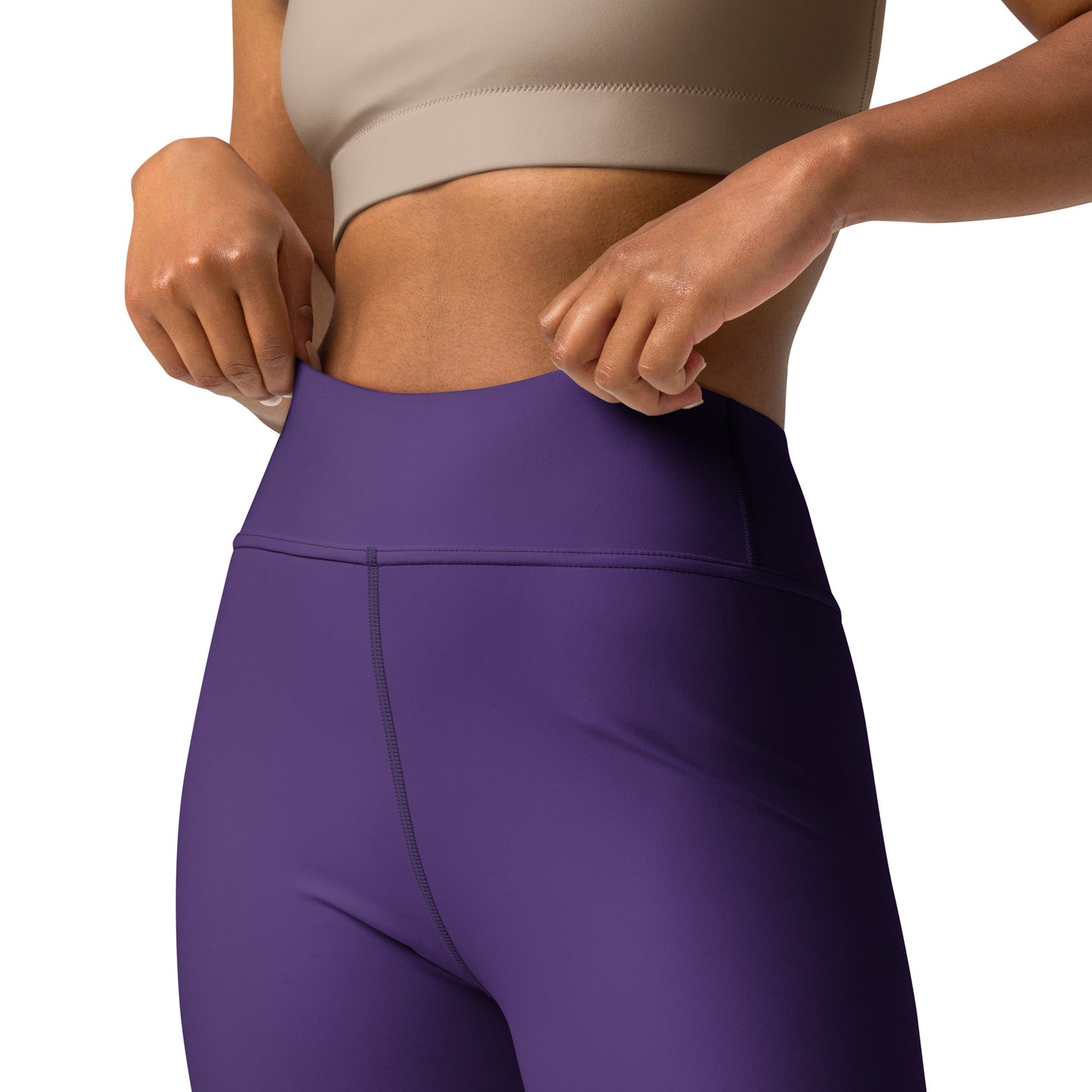 GymWidowz Yoga Leggings - Dark Purple