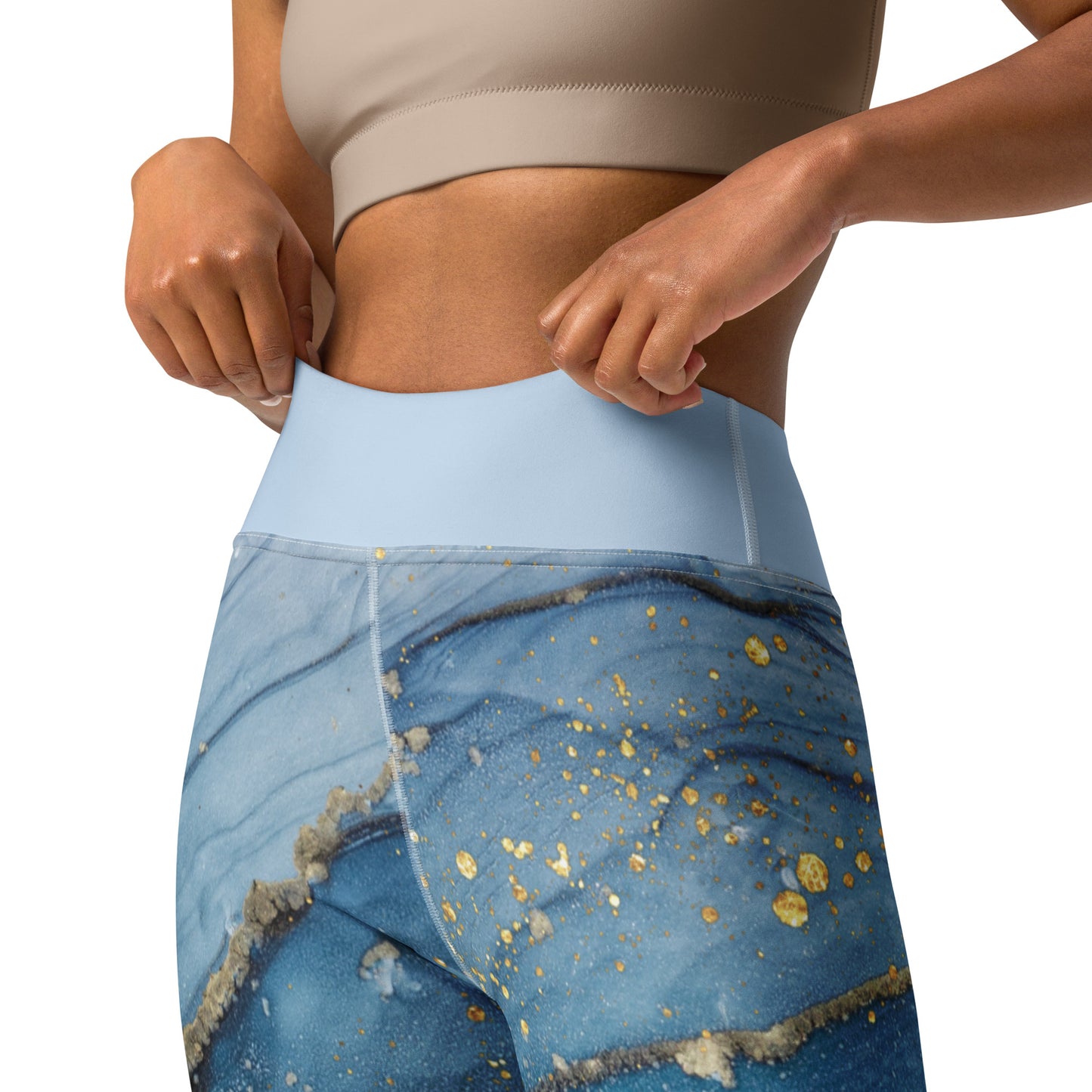 GymWidowz Yoga Leggings - Seashell