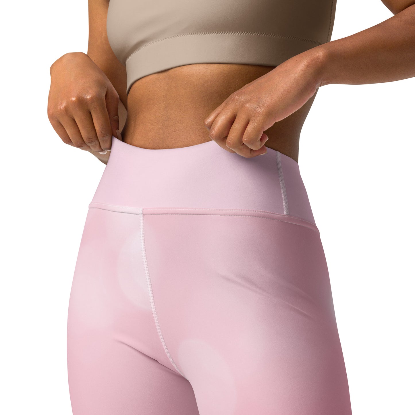 GymWidowz Yoga Leggings - Pink Sparkle