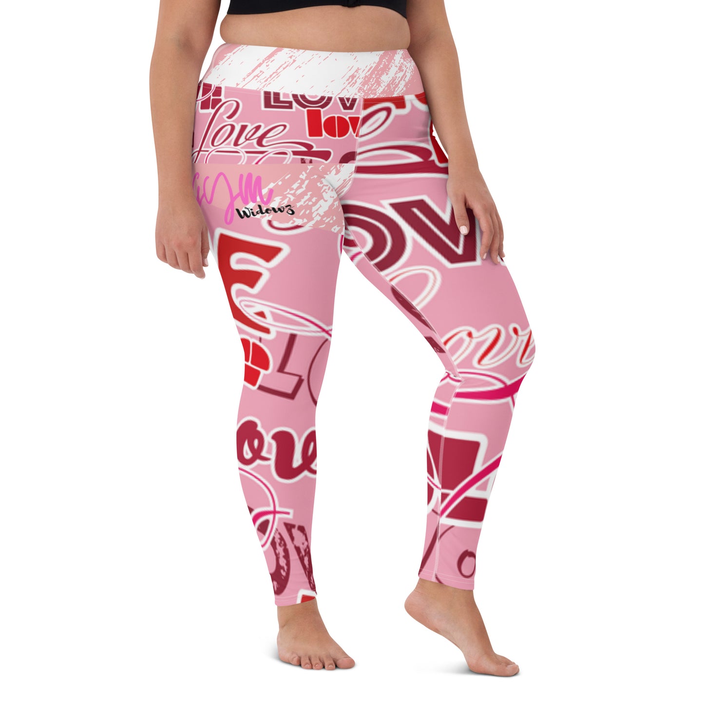 GymWidowz Yoga Leggings - Love Collection