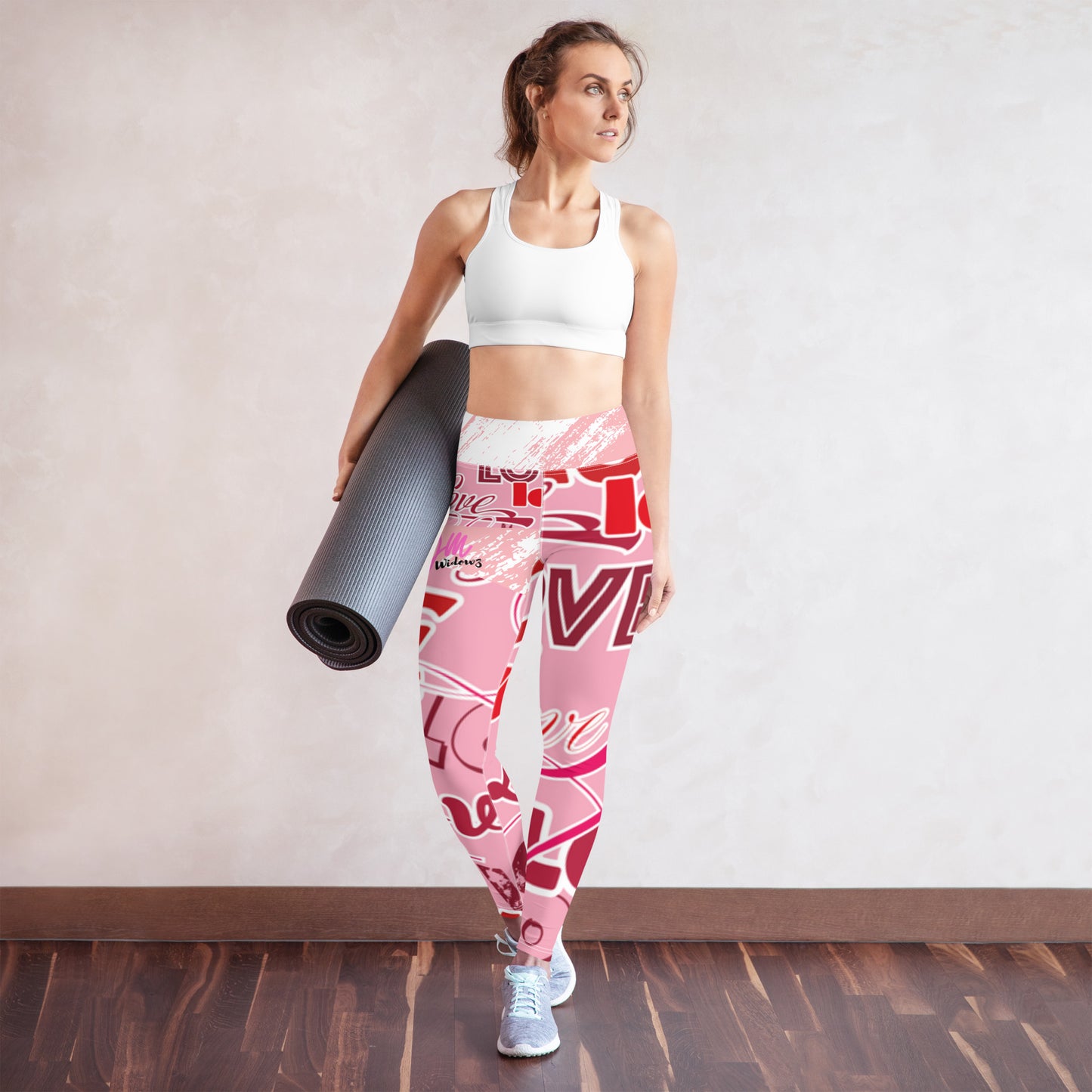 GymWidowz Yoga Leggings - Love Collection