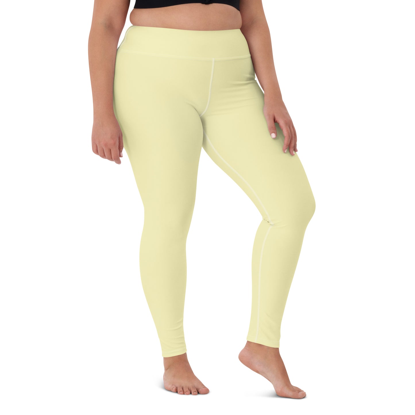 GymWidowz Yoga Leggings - Yellow