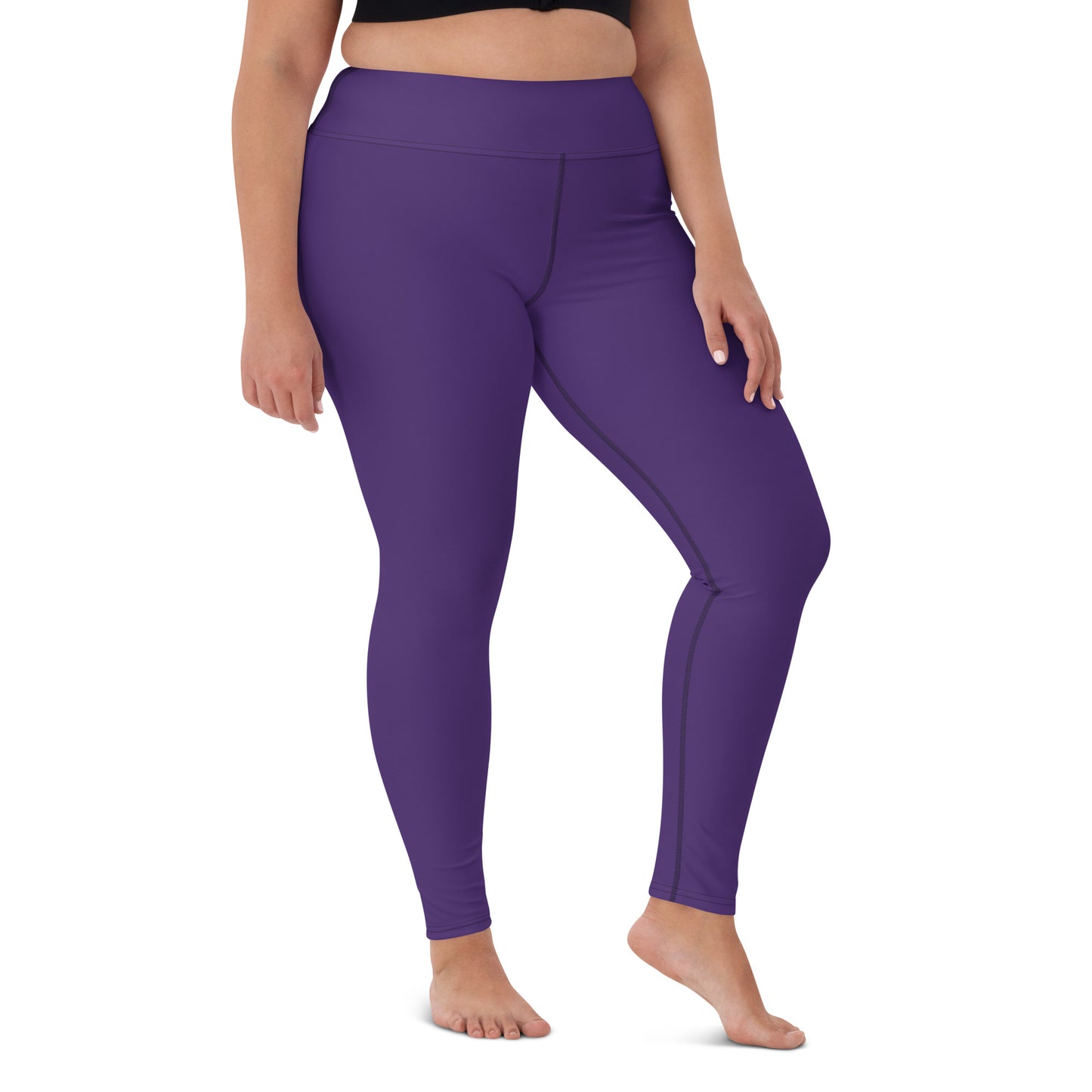 GymWidowz Yoga Leggings - Dark Purple