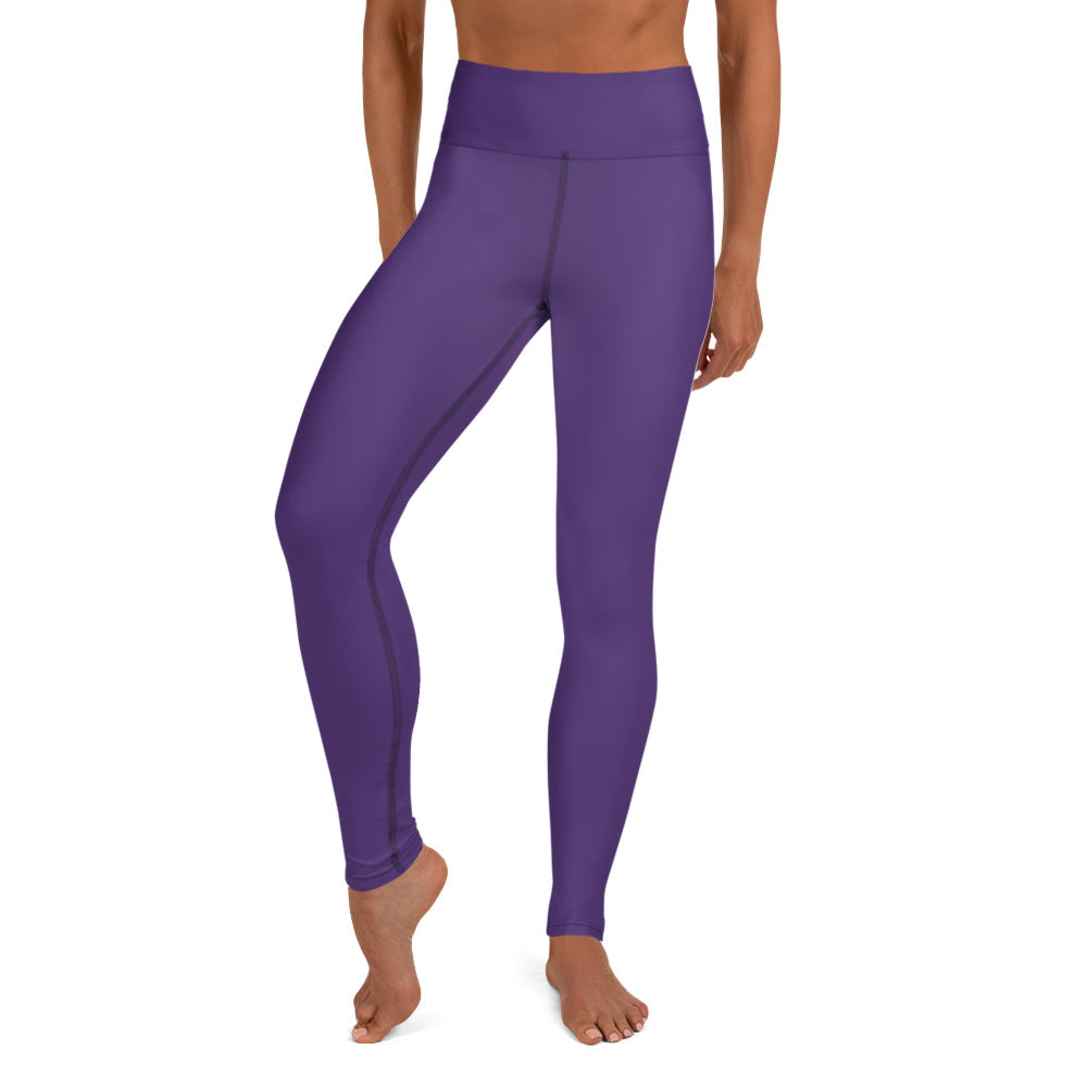 GymWidowz Yoga Leggings - Dark Purple