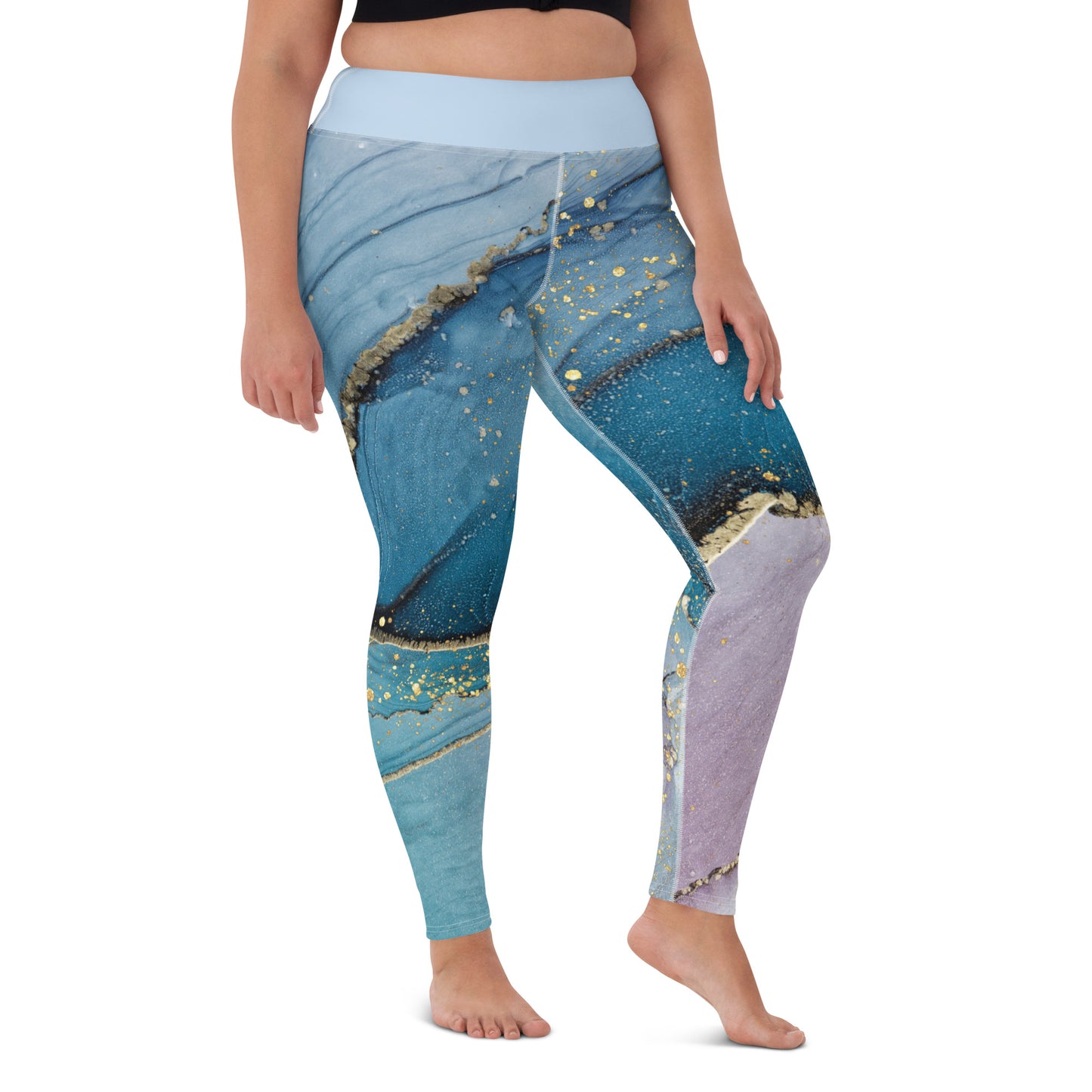 GymWidowz Yoga Leggings - Seashell