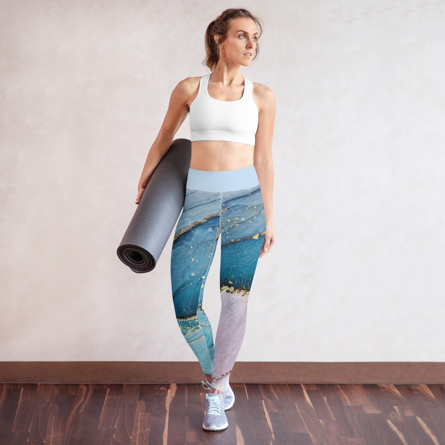 GymWidowz Yoga Leggings - Seashell