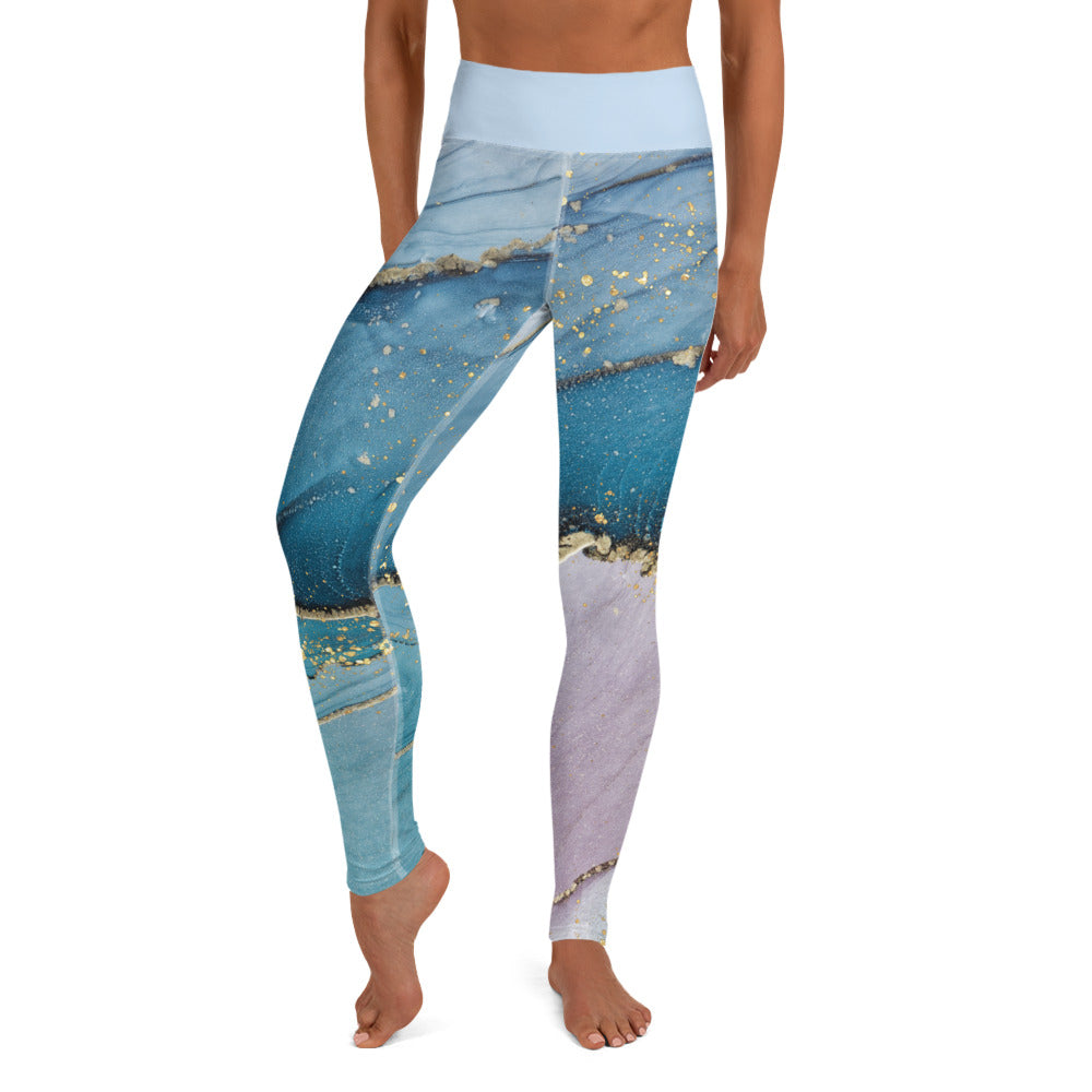 GymWidowz Yoga Leggings - Seashell