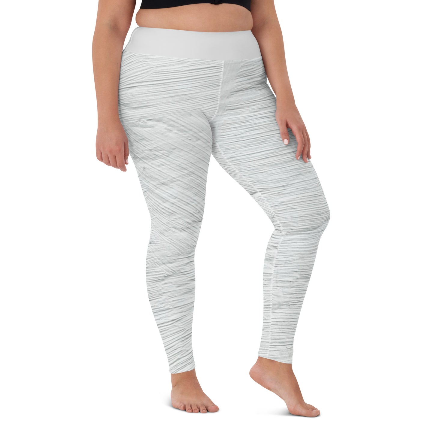 GymWidowz Yoga Leggings - Brushstrokes