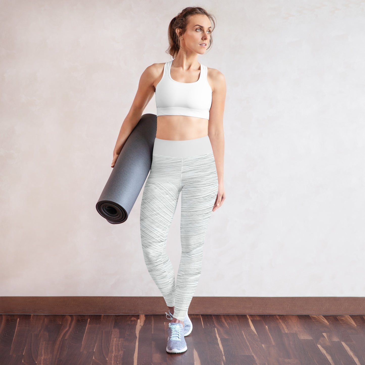 GymWidowz Yoga Leggings - Brushstrokes