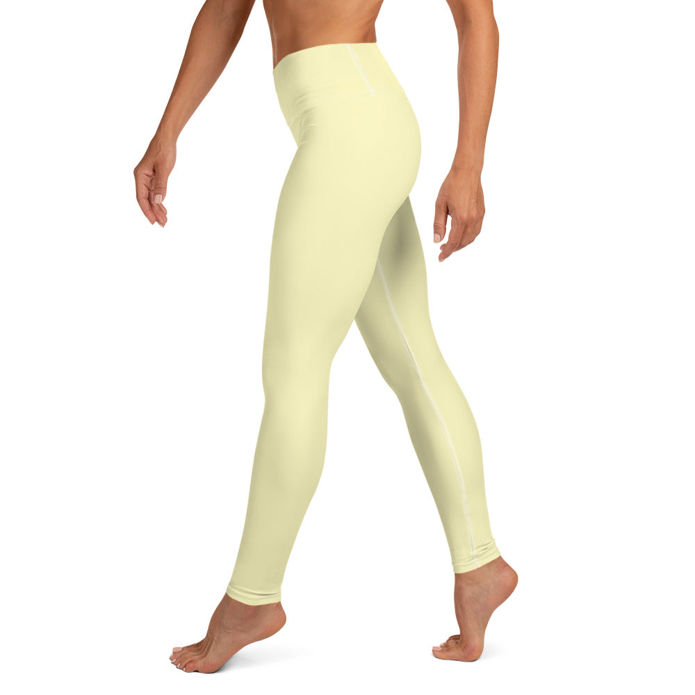 GymWidowz Yoga Leggings - Yellow