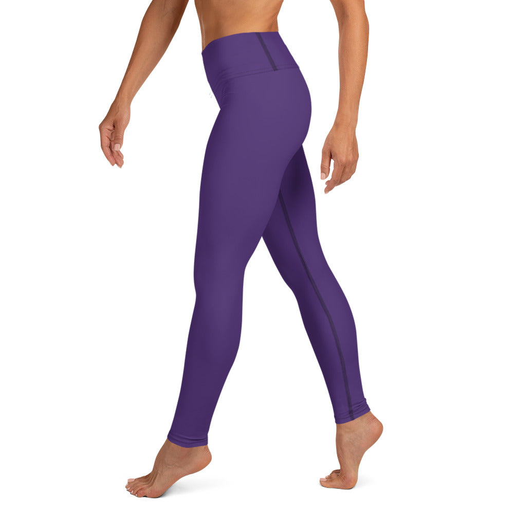 GymWidowz Yoga Leggings - Dark Purple