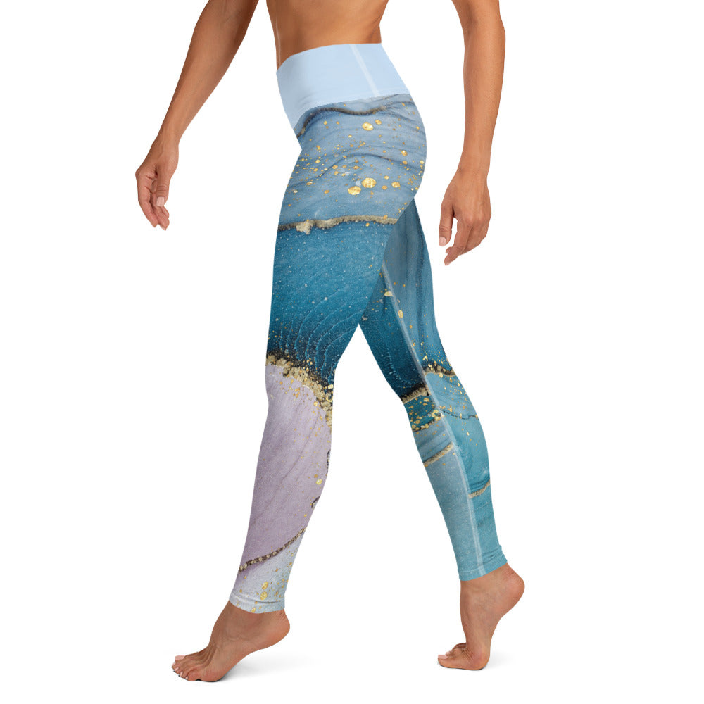 GymWidowz Yoga Leggings - Seashell