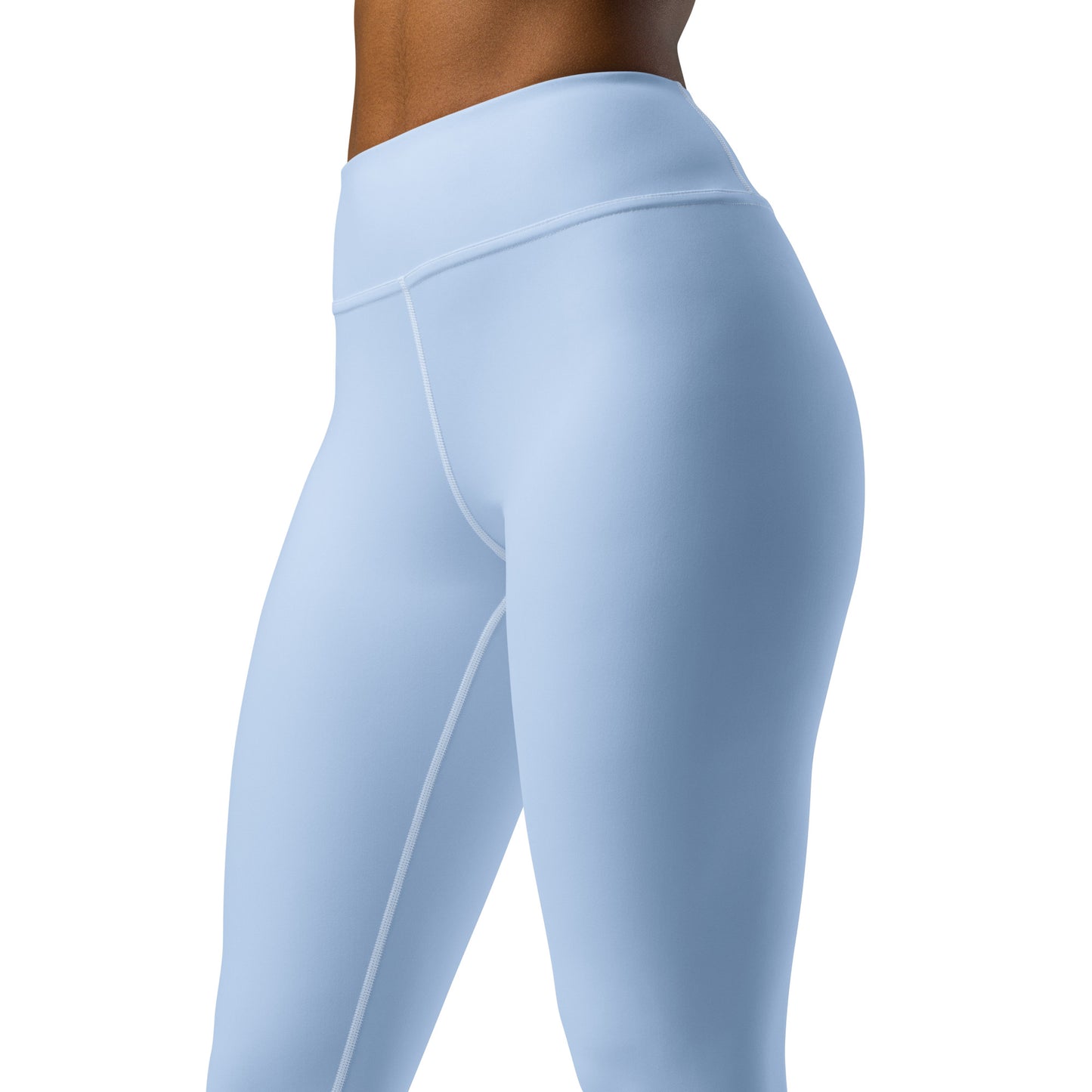 GymWidowz Yoga Leggings - Light Blue