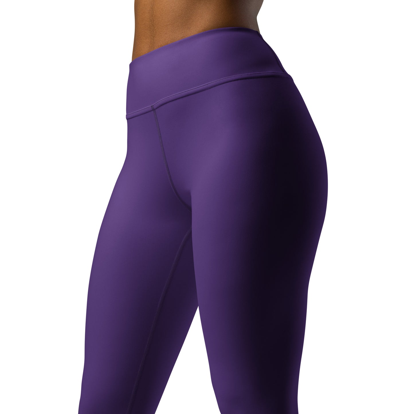GymWidowz Yoga Leggings - Dark Purple