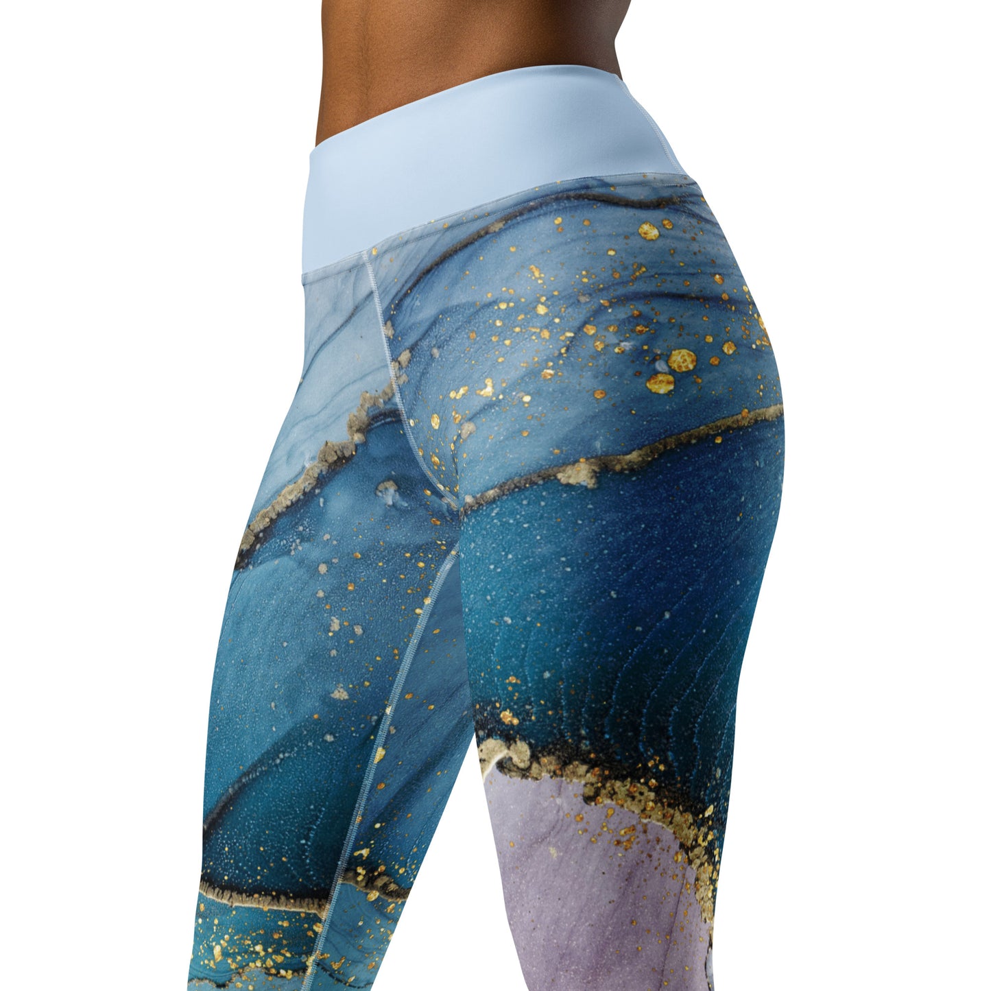 GymWidowz Yoga Leggings - Seashell