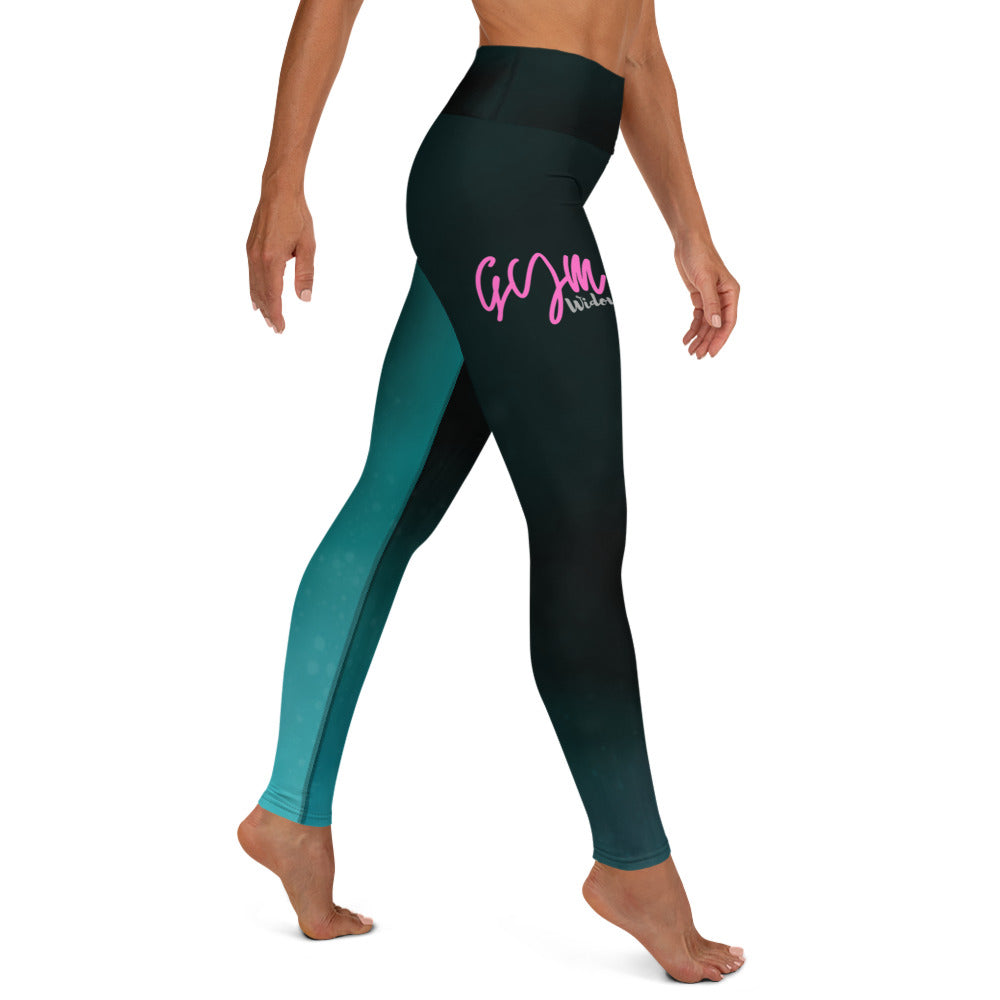 GymWidowz Yoga Leggings - Deep Sea