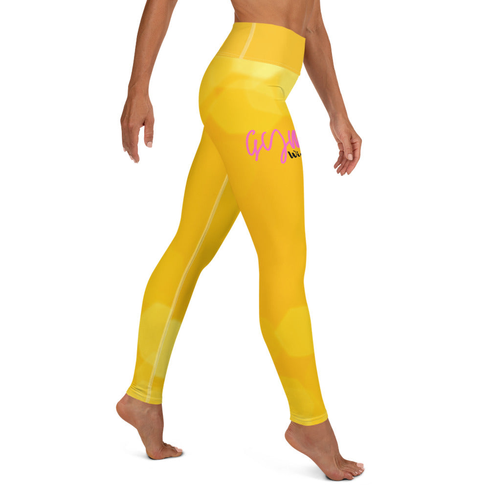GymWidowz Yoga Leggings - Sunspot