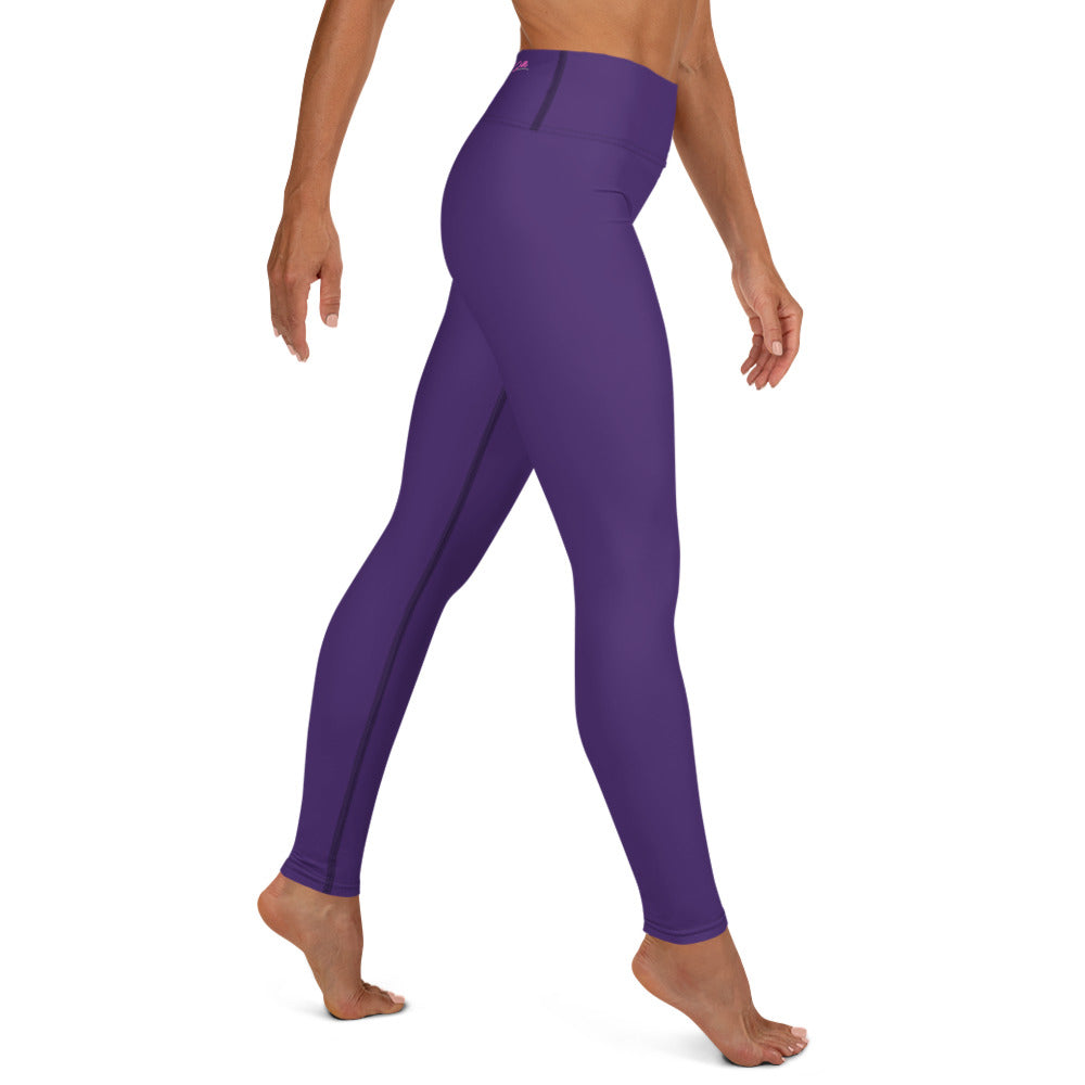 GymWidowz Yoga Leggings - Dark Purple
