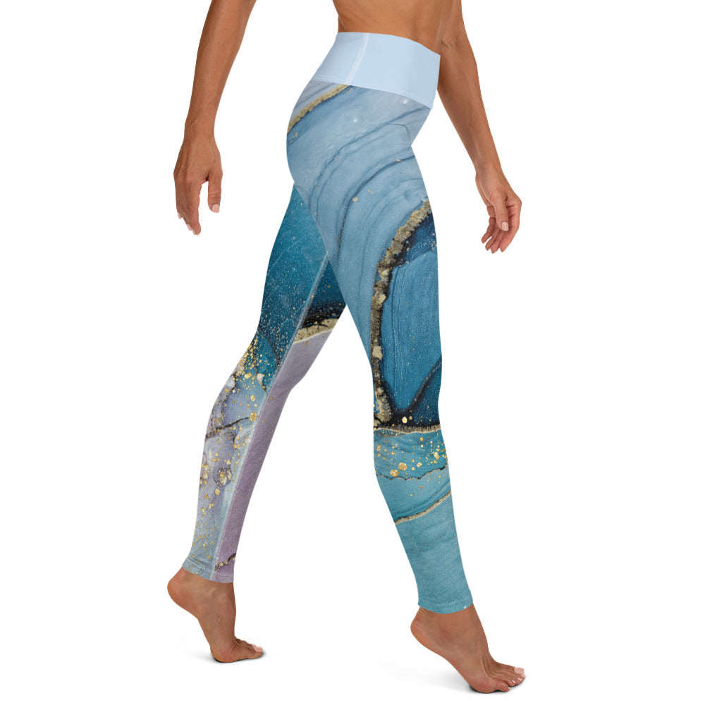 GymWidowz Yoga Leggings - Seashell