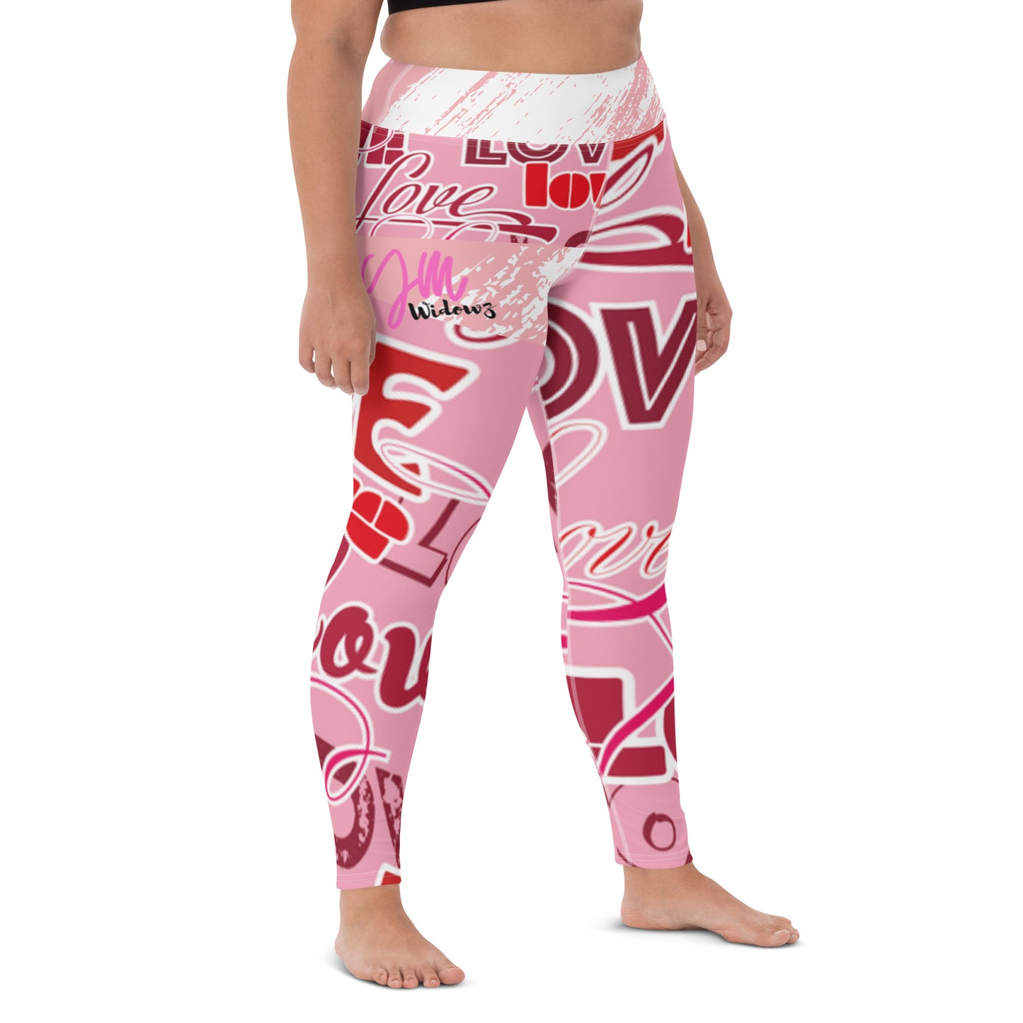 GymWidowz Yoga Leggings - Love Collection