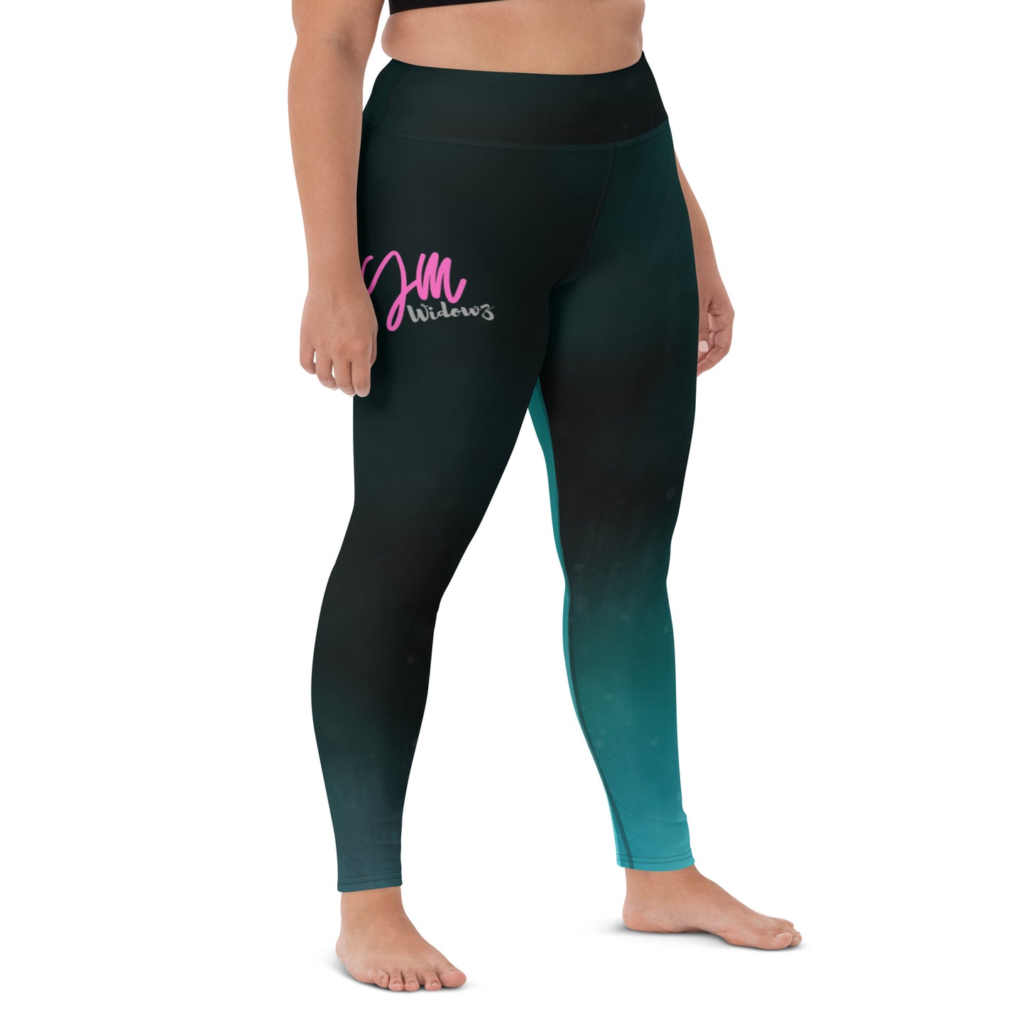 GymWidowz Yoga Leggings - Deep Sea