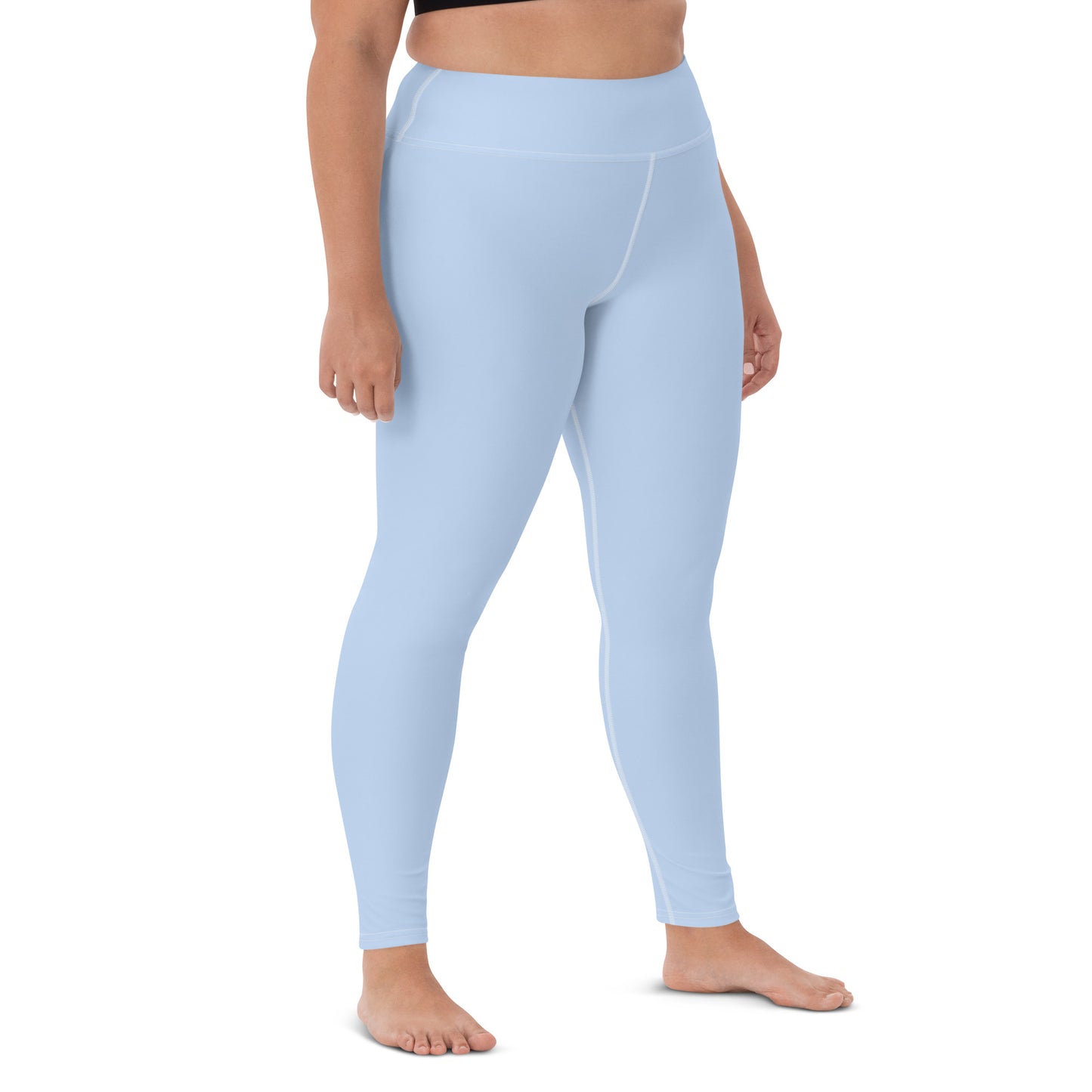 GymWidowz Yoga Leggings - Light Blue