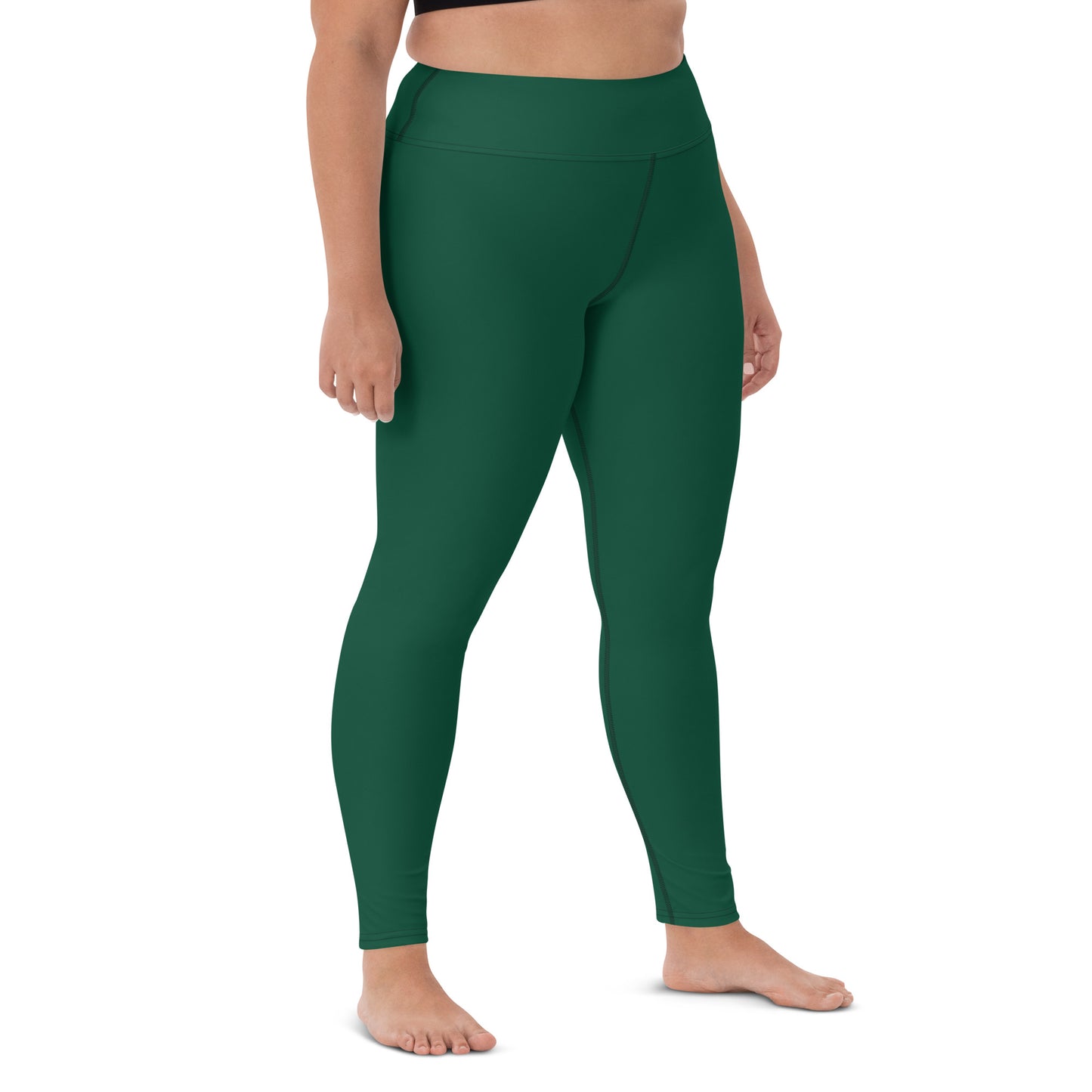 GymWidowz Yoga Leggings - Dark Green