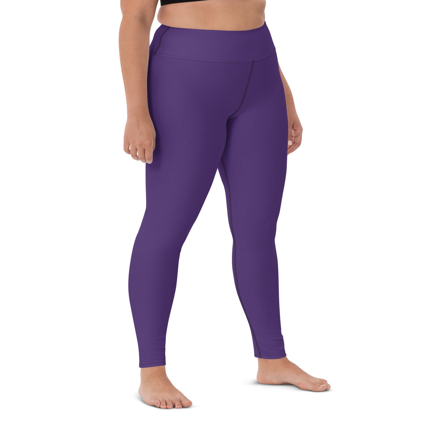 GymWidowz Yoga Leggings - Dark Purple
