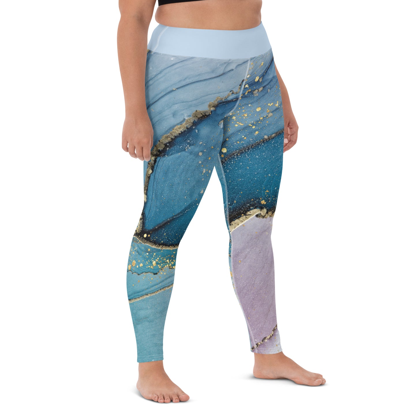GymWidowz Yoga Leggings - Seashell