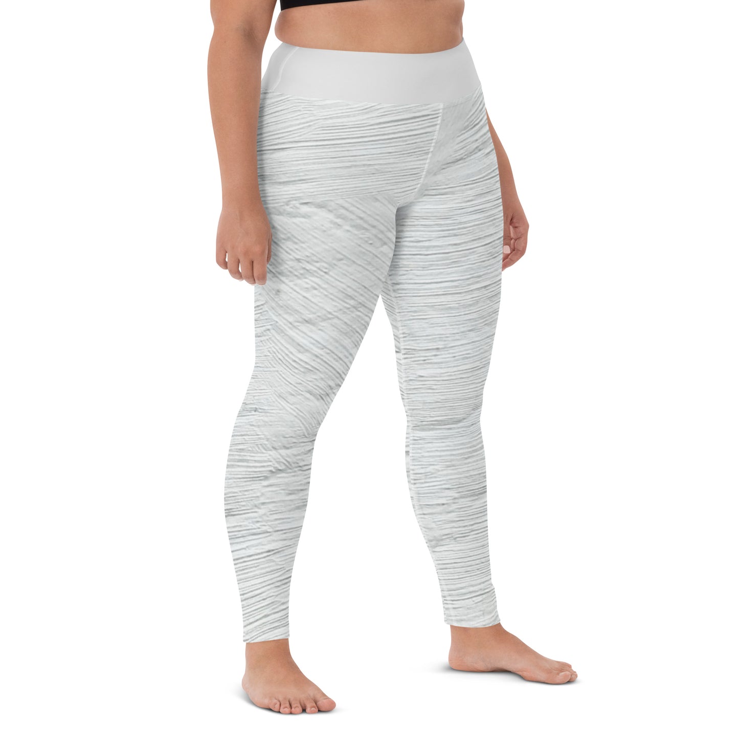 GymWidowz Yoga Leggings - Brushstrokes