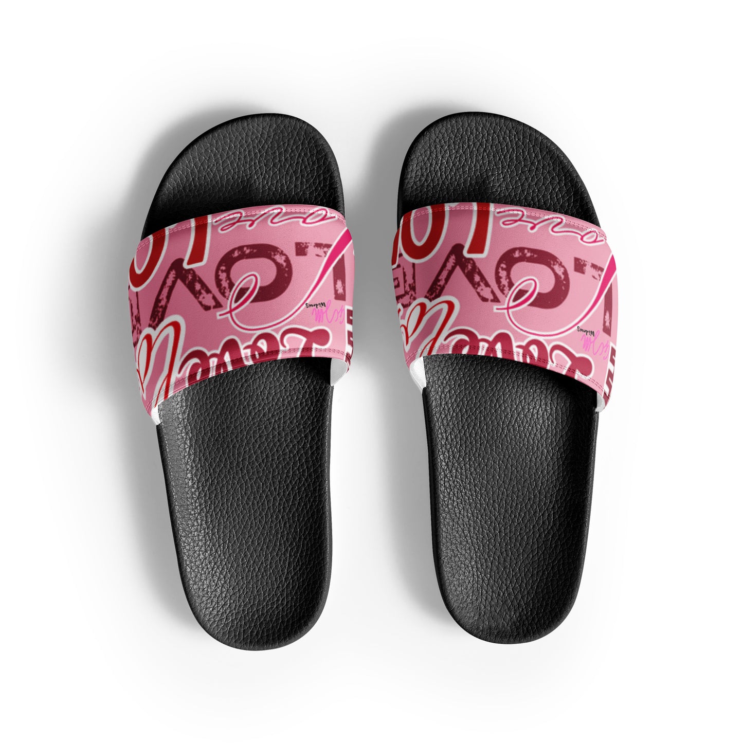 GymWidowz Women's sliders - Love Collection