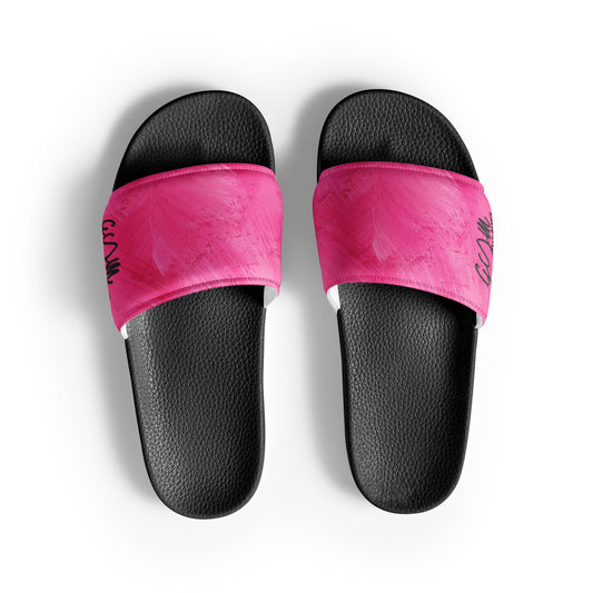 GymWidowz Women's sliders - Painted Pink