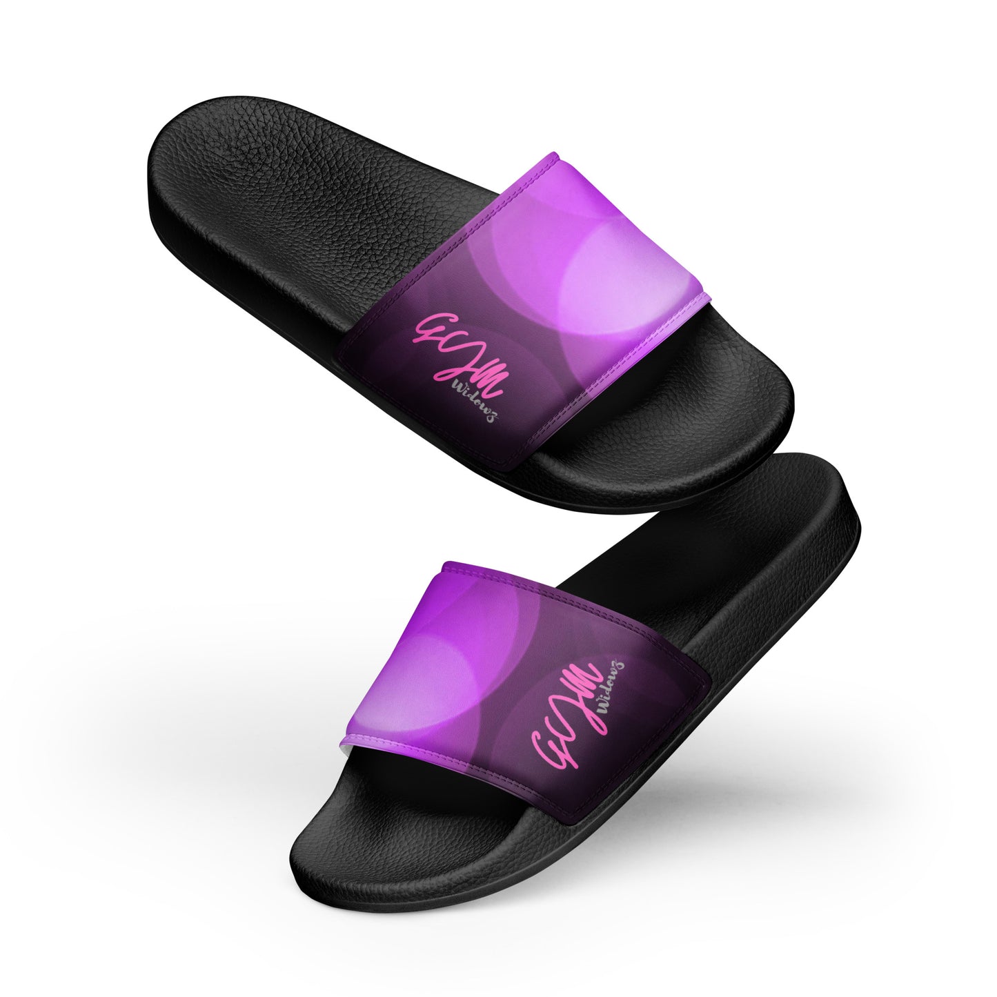 GymWidowz Women's sliders - Shades of Purple