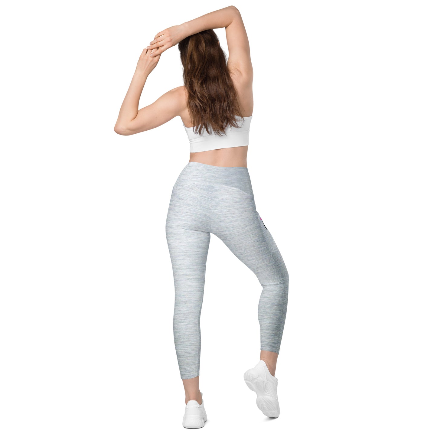 GymWidowz Leggings with pockets - Brushed Alloy