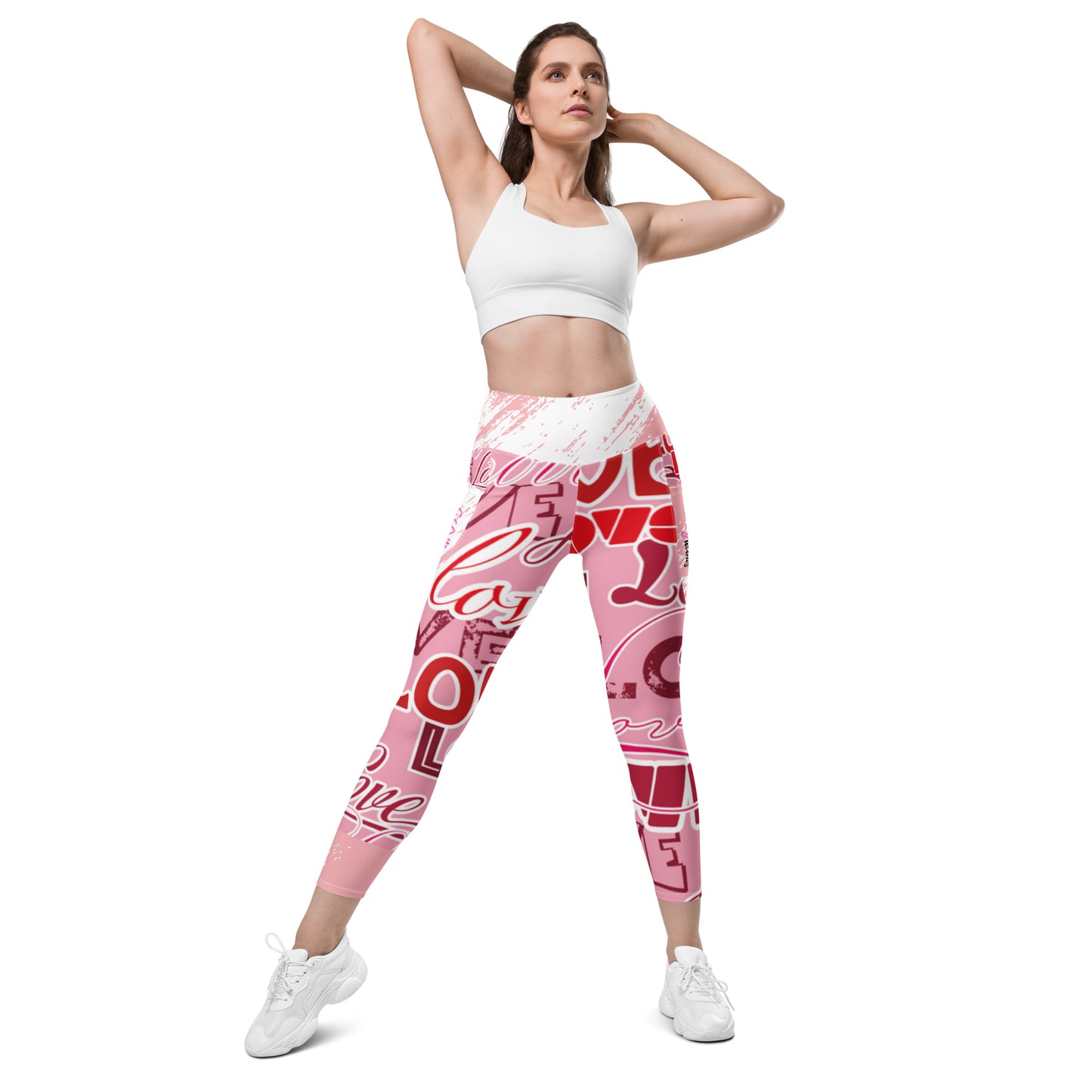 GymWidowz Leggings with pockets - Love Collection