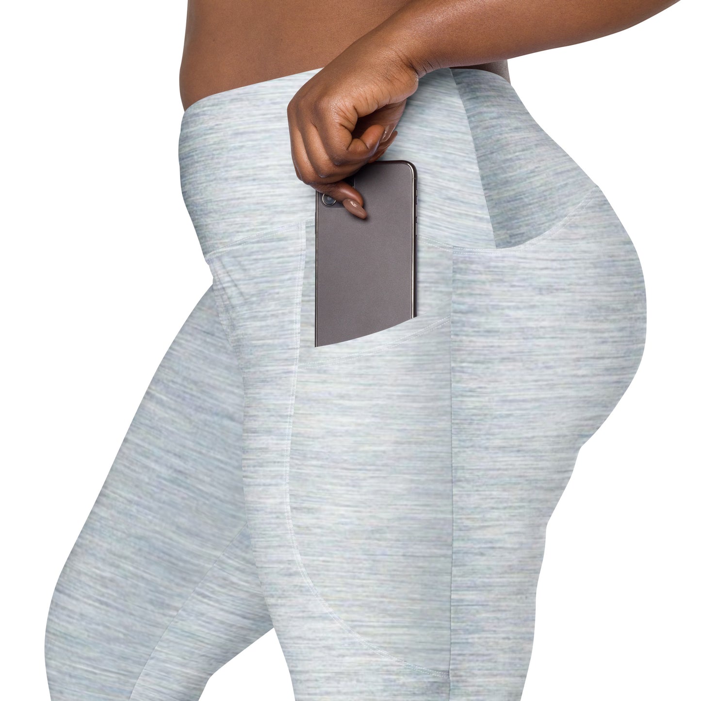 GymWidowz Leggings with pockets - Brushed Alloy