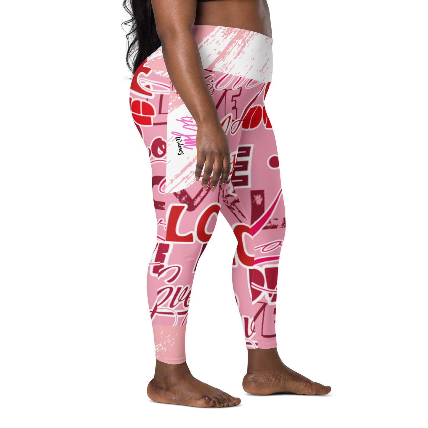 GymWidowz Leggings with pockets - Love Collection