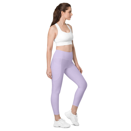 GymWidowz Leggings with pockets - Light Purple