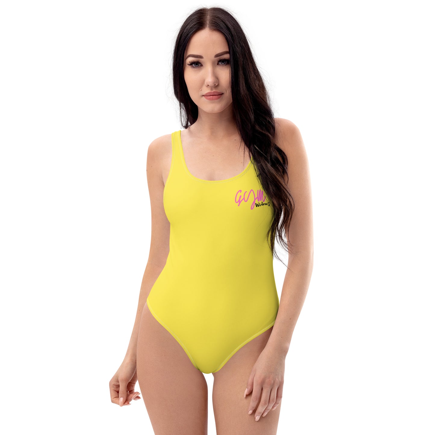 GymWidowz One-Piece Swimsuit - Daisy Yellow