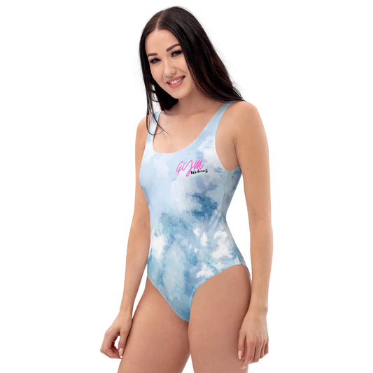 GymWidowz One-Piece Swimsuit - Watercolour