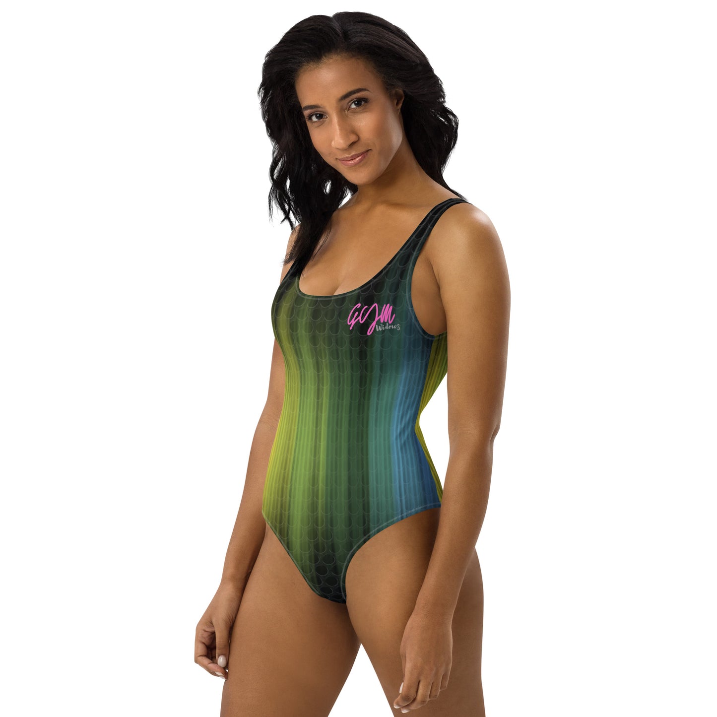 GymWidowz One-Piece Swimsuit - Psychedelic